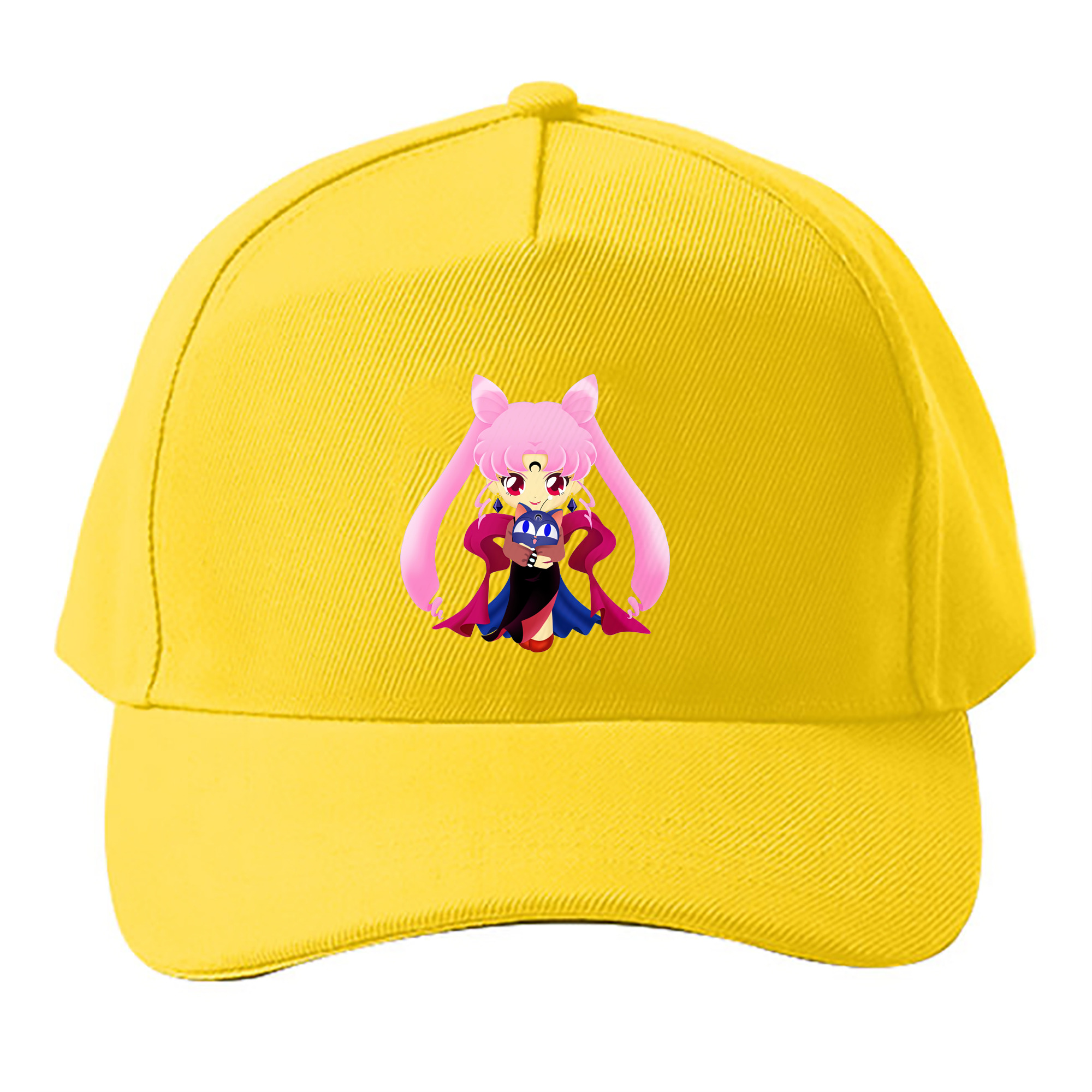 （画像用） 美少女戦士セーラームーン ちびうさ Sailor Moon Chibiusa Tsukino Usagi Small Lady Serenity ベースボールキャップ 綿100％ 男女兼用 帽子 スポーツ